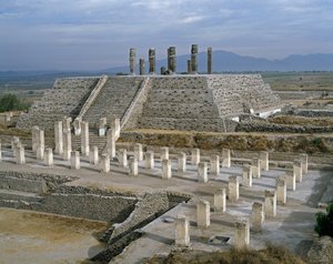 Tempel von Quetzalcoatl von Toltec Toltec
