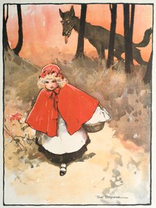 Szene aus Rotkäppchen, 1900