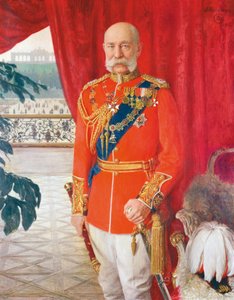 Kaiser Franz Joseph I. in der Galauniform eines britischen Feldmarschalls von Tom von Dreger