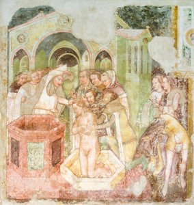 Die Taufe des Prinzen von England (Detail)