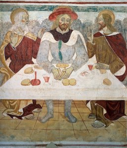 Das Abendmahl mit den Jüngern von Emmaus von Tommaso (active 1479 1509) (workshop) Cagnola