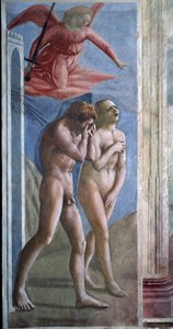 Adam und Eva werden aus dem Himmel vertrieben (Fresko)