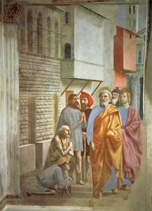 St. Peter heilt mit seinem Schatten, ca. 1427