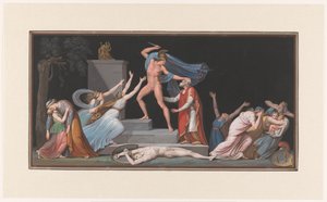 Tod von Priamus von Tommaso Piroli