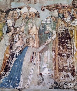 Ankunft der hl. Ursula in Rom (Detail aus dem Zyklus Geschichten der hl. Ursula)