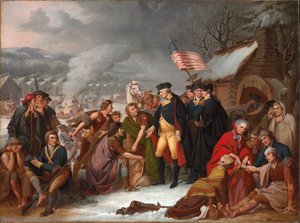 George Washington in Valley Forge, Vorstudie, 1854
