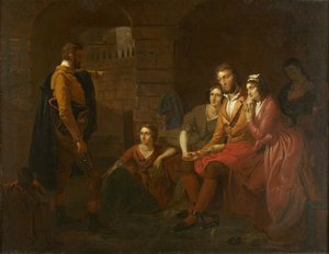 Lafayette im Gefängnis von Olmütz, 1850