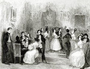 Ein Abend im Haus von Charles Nodier (1780-1844) 1831