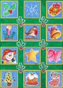 12 Quadrate für Weihnachten von Tony Todd