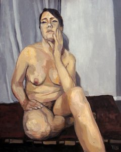 Nachdenkliche weibliche Figur von Tore Bahnson