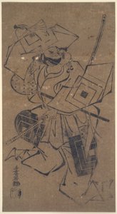 Ichikawa Danjūrō II in einer aragoto Rolle (grobes Spiel) von Torii Kiyomasu
