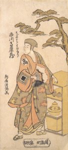 Der Schauspieler Ichikawa Komazo als der Händler Soga no Juro Sukenari, 1761