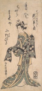 Der zweite Segawa Kikunojo in der Rolle von Tegoshi no Shosho