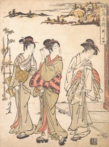 Ashinoyu-Quelle in Hakone, ca. 1779 von Torii Kiyonaga