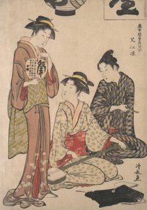 Genießen der Abendkühle in Nakasu