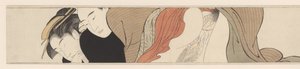 Geisha mit geschlossenen Augen