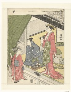 Das Neue Yoshiwara von Torii Kiyonaga