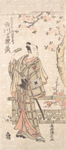 Der Schauspieler Ichikawa Komazo I in der Rolle von Satsuma Kushi no Gengobyoye
