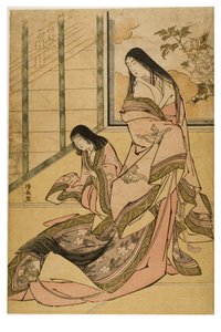 Die dritte Prinzessin aus einer unbetitelten Serie klassischer Schönheiten von Torii Kiyonaga