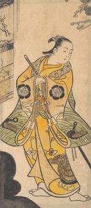 Schauspieler als Samurai-Jugendlicher von Torii Kiyotada