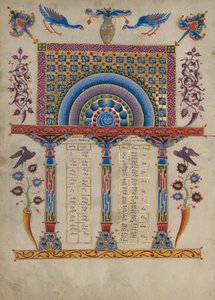 Kanontafel-Seite von Toros Roslin