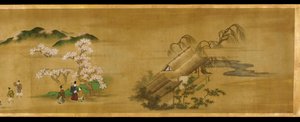 Landschaften der vier Jahreszeiten, Edo-Periode, 17. Jahrhundert
