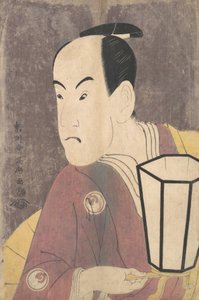 Bando Hikosaburo III als Sagisaka Sanai im Stück Koinyobo Somewake Tazuna, 1794