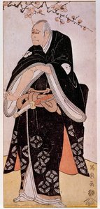 Darstellung des Schauspielers Arashi Toyozo um 1794. Japanischer Druck von Sharaku Toshusai. Paris, Guimet Museum, Nationalmuseum für Asiatische Kunst von Toshusai Sharaku