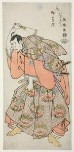 Der Schauspieler Ichikawa Yaozo III als Saeki Kurando Tsunenori (Sandai-me Ichikawa Yaozo no Saeki Kurando Tsunenori)