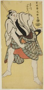 Der Schauspieler Ichikawa Tomiemon als Inokuma Monbei von Toshusai Sharaku