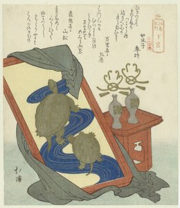 Die Haltestelle Shitanomiya von Totoya Hokkei