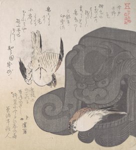 Dachziegel und Spatzen, Spezialitäten von Mizuno in Imado