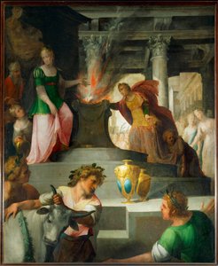 Hyante und Climene opfern der Venus