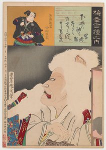 Katze von Okazaki (Okazaki Neko) von Toyohara Kunichika