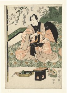 Schauspieler Bando Mitsugoro III in der Rolle von Kizo