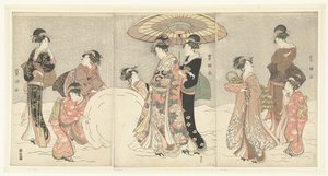 Schneeball von Toyokuni (II) , Utagawa
