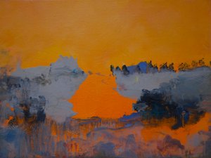 Mandarinen-Traumlandschaft 1, 2024