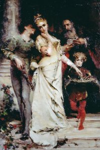 Vertrauen, von Tranquillo Cremona (1837-1878) von Tranquillo Cremona