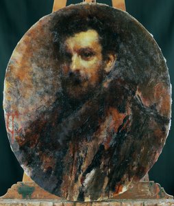 Porträt von Cletto Arrighi, Pseudonym von Carlo Righetti von Tranquillo Cremona