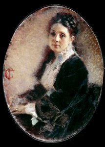 Porträt von Madame Deschamps von Tranquillo Cremona