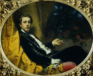 Porträt von Nicola Massa, von Tranquillo Cremona (1837-1878)