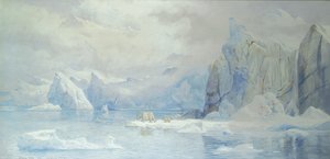 Ostgletscher, Spitzbergen, 1905