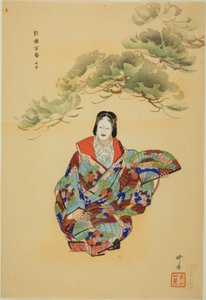 Senju, aus der Serie "Hundert No-Dramen (Nogaku hyakuban)"