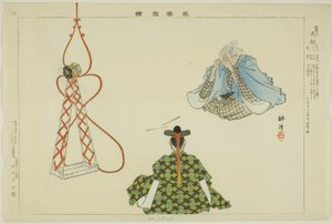 Sora Zutsumi, aus der Serie "Bilder von No-Aufführungen (Nogaku Zue)"