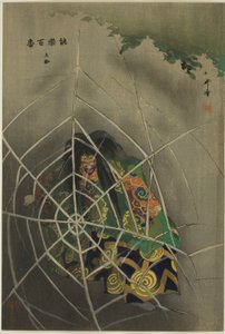 Tsuchi-gumo, aus der Serie "Hundert No Dramen (Nogaku hyakuban)" von Tsukioka Kogyo