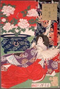Erde für die Topfpflanze von Tsukioka Yoshitoshi