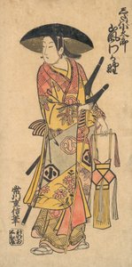 Der Schauspieler Arashi Otohachi 1695-1769 in einer unbekannten Rolle von Tsunegawa Shigenobu