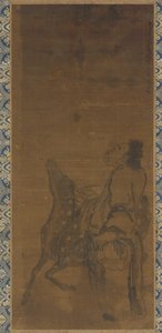 Ein Unsterblicher und ein Hirsch, die einen Drachen betrachten, 1751