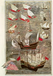 Die osmanische Flotte von Tarik-y Bayezid