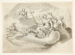 Allegorie mit Philomelus(?) von Ubekendt